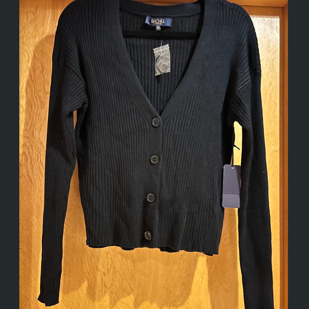 🖤 Rachel Roy Ribbed Cardigan – XL | Curve Friendly Work Layer